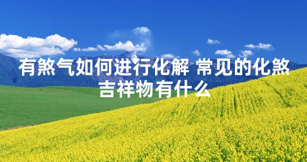 有煞气如何进行化解 常见的化煞吉祥物有什么